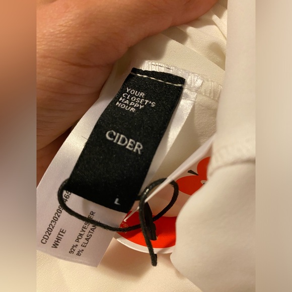 BNWT Cider white strapless jumpsuit - Picture 7 of 10